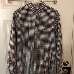 J. Crew Heathered Cotton Men’s Buttondown